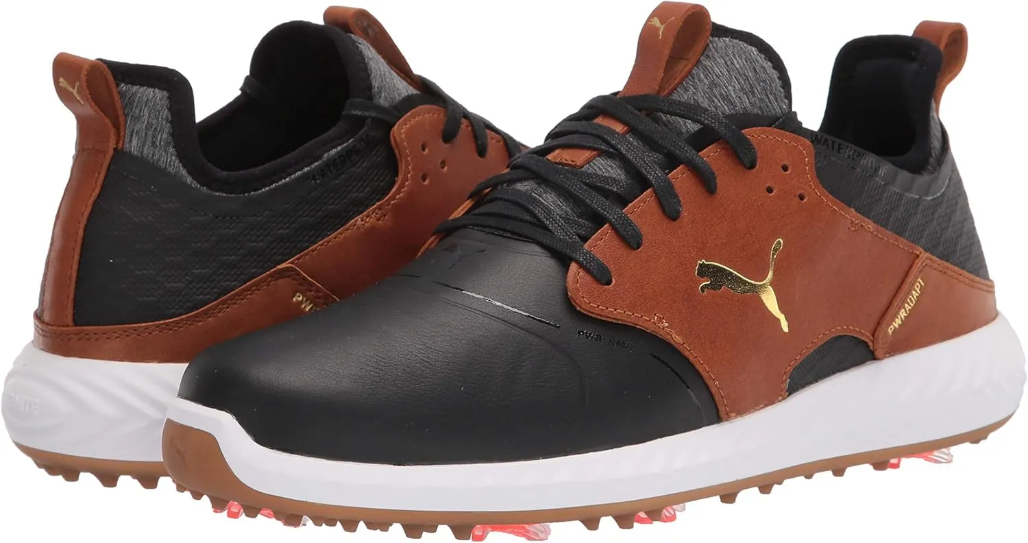 PUMA Men's Ignite Pwradapt Caged Crafted Golf Shoe