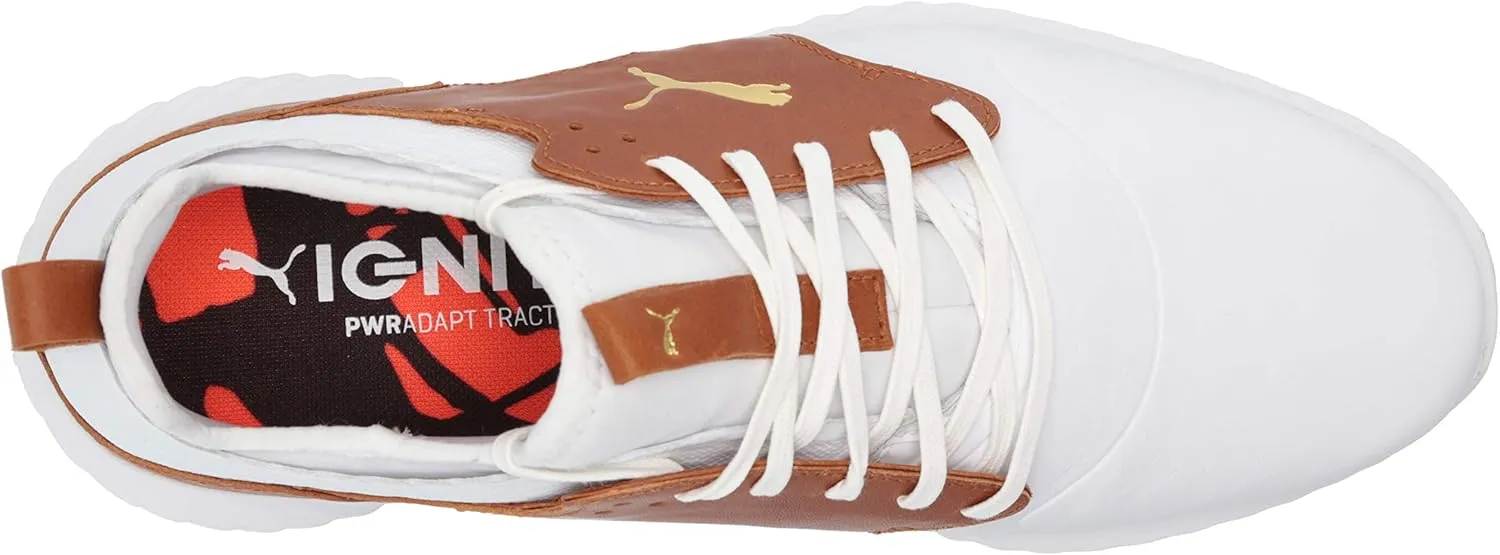 PUMA Men's Ignite Pwradapt Caged Crafted Golf Shoe