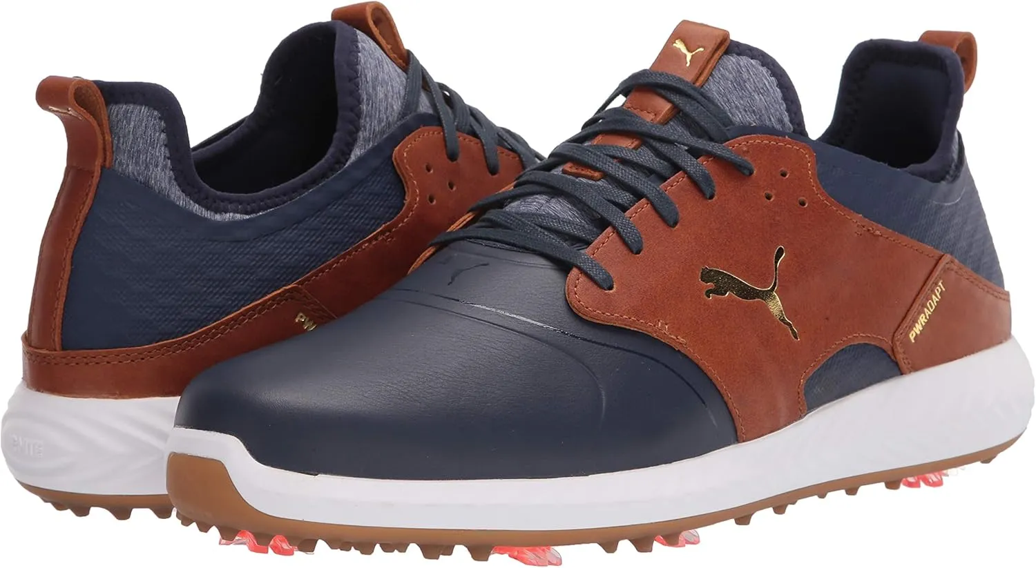 PUMA Men's Ignite Pwradapt Caged Crafted Golf Shoe