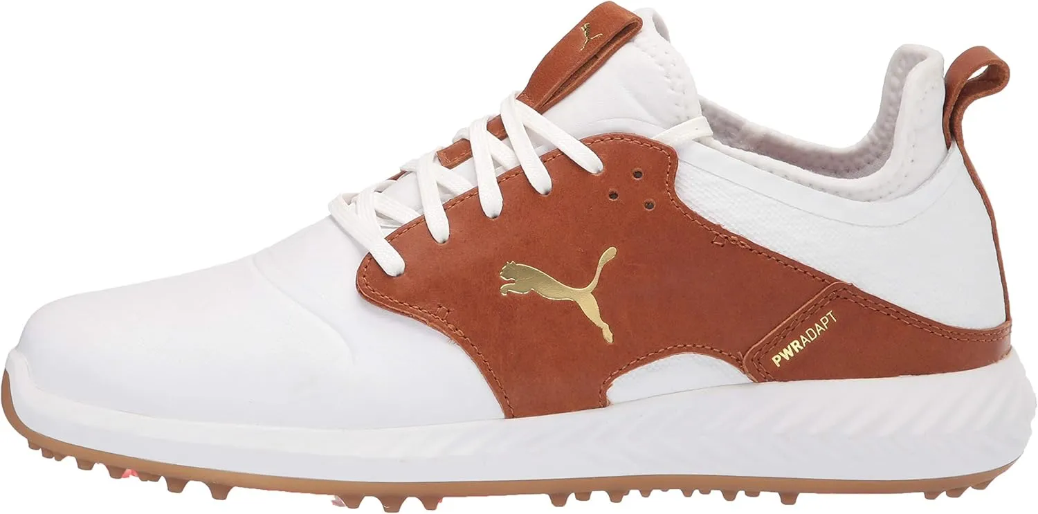 PUMA Men's Ignite Pwradapt Caged Crafted Golf Shoe
