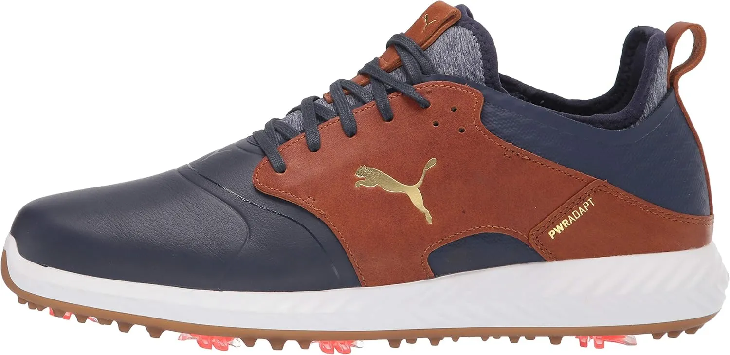 PUMA Men's Ignite Pwradapt Caged Crafted Golf Shoe