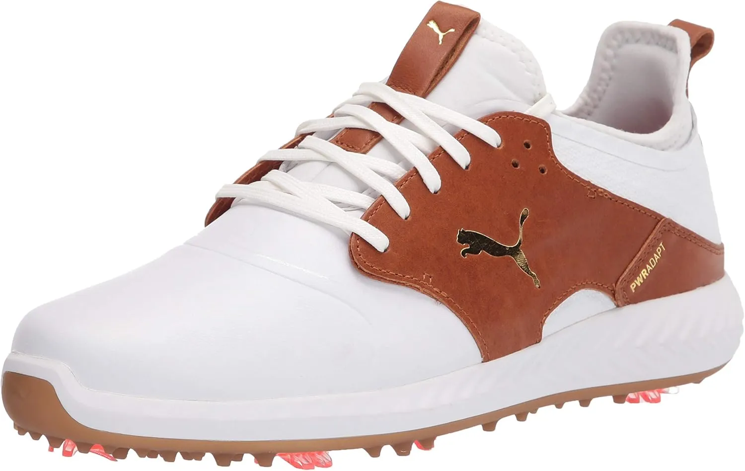 PUMA Men's Ignite Pwradapt Caged Crafted Golf Shoe