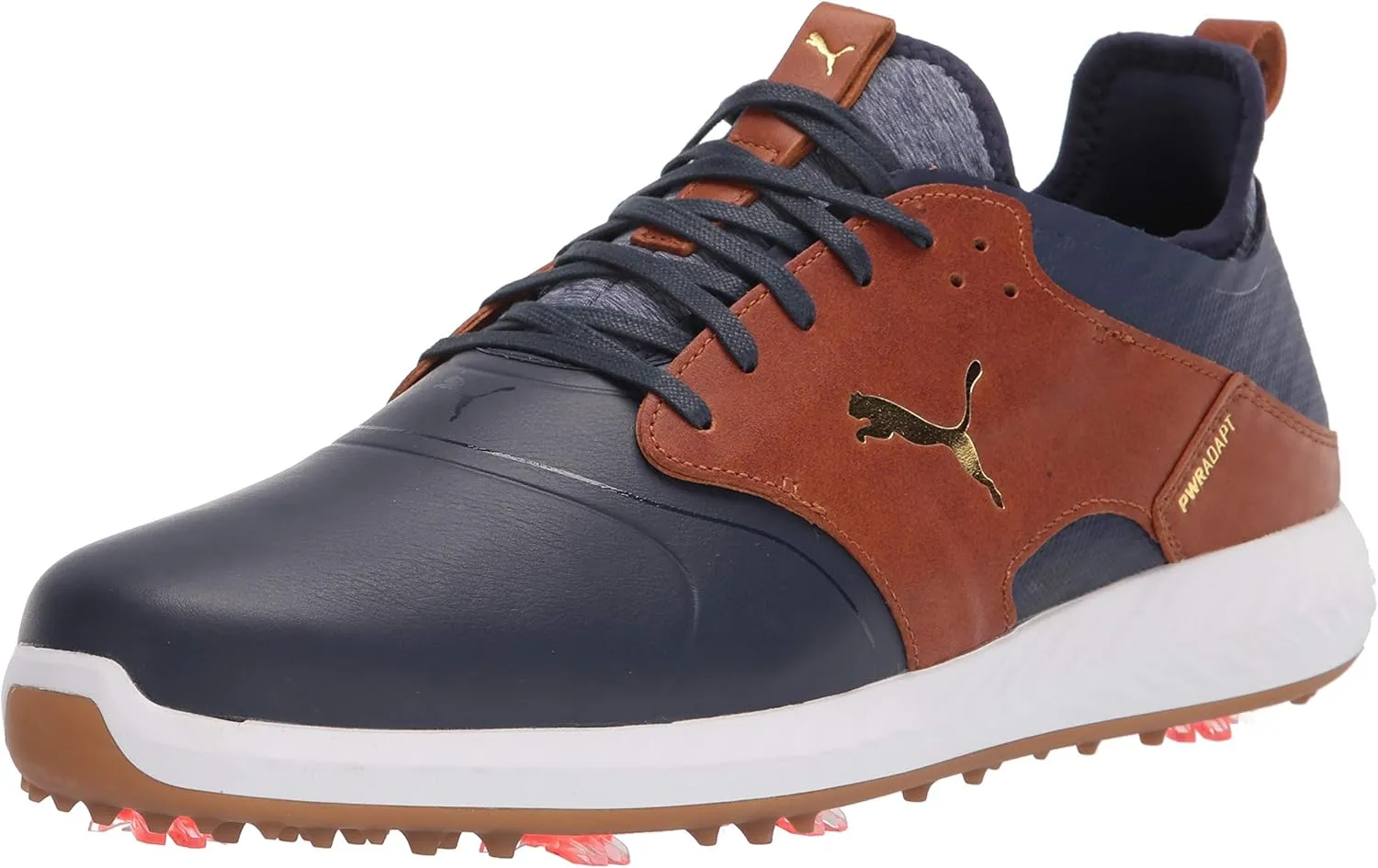 PUMA Men's Ignite Pwradapt Caged Crafted Golf Shoe