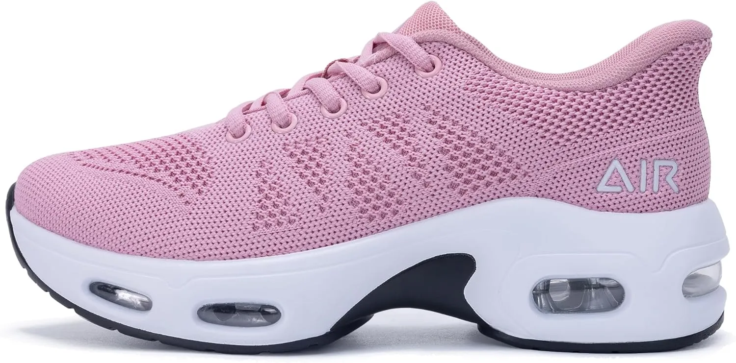 Running Shoes for Womens Slip On Air Tennis Shoe Comfortable Walking Non Slip Athletic Gym Workout Fashion Sneakers US 6-11