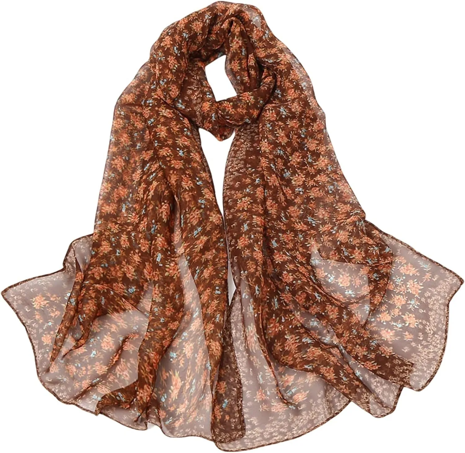 Scarf for Women Casual Lightweight Pashmina Scarves Fashion Multicolor Formal Shawl Wraps with Fringed Beads