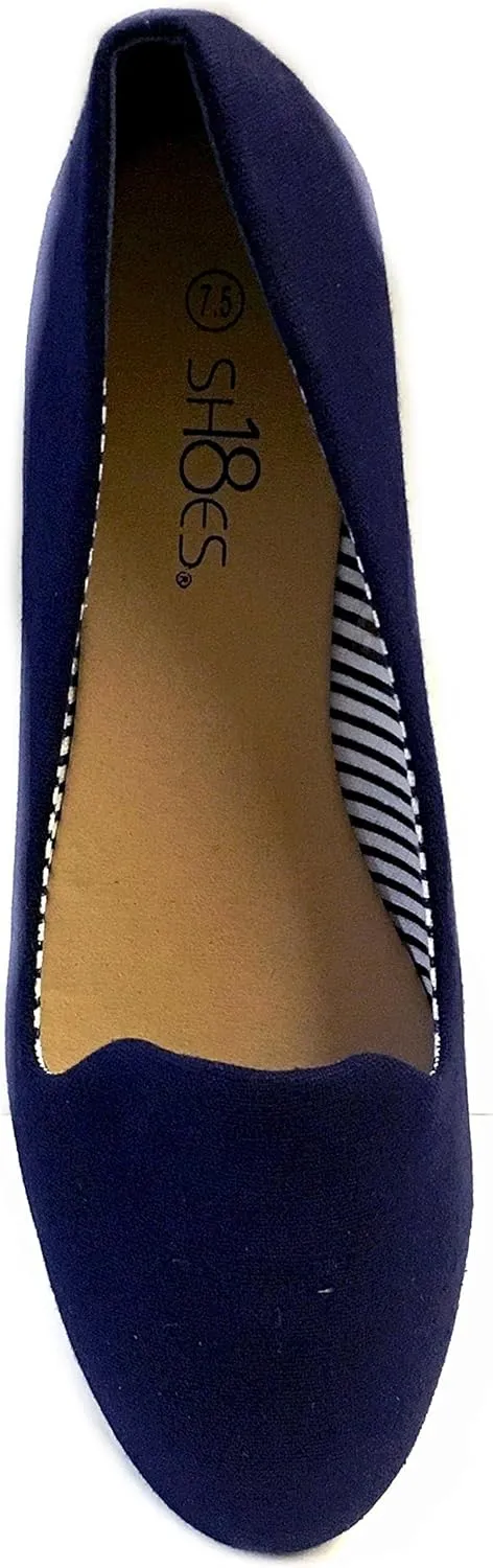 Shoes 18 Womens Faux Suede Rhinestone Ballerina Ballet Flats Shoes