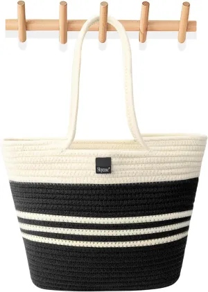 Skycase Woven Handbag - Shoulder Handbags - Tote Bags for Women, Travel Clutch Purses, Messenger Bag for Casual Everyday Bag