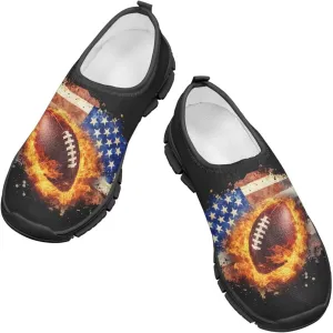 Slip On Sneakers Boys Sport Themed Kids Athletic Tennis Shoes