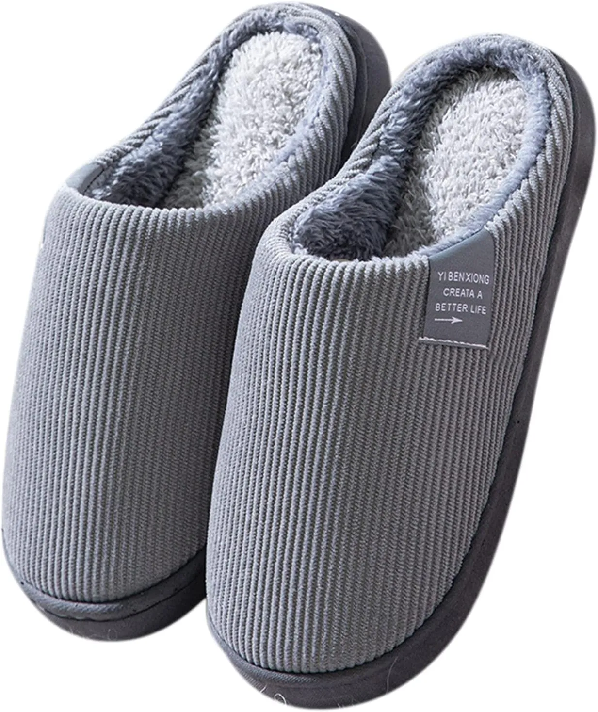 Slippers for Women Indoor Outdoor Non Slip Women House Shoes with Support Winter Slippers for Men Black Warm Slippers for Women Cute Ugly Christmas Sweater for Women Gifts for Husband 2023