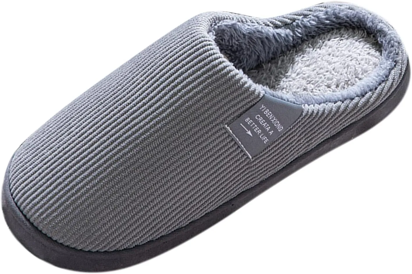 Slippers for Women Indoor Outdoor Non Slip Women House Shoes with Support Winter Slippers for Men Black Warm Slippers for Women Cute Ugly Christmas Sweater for Women Gifts for Husband 2023