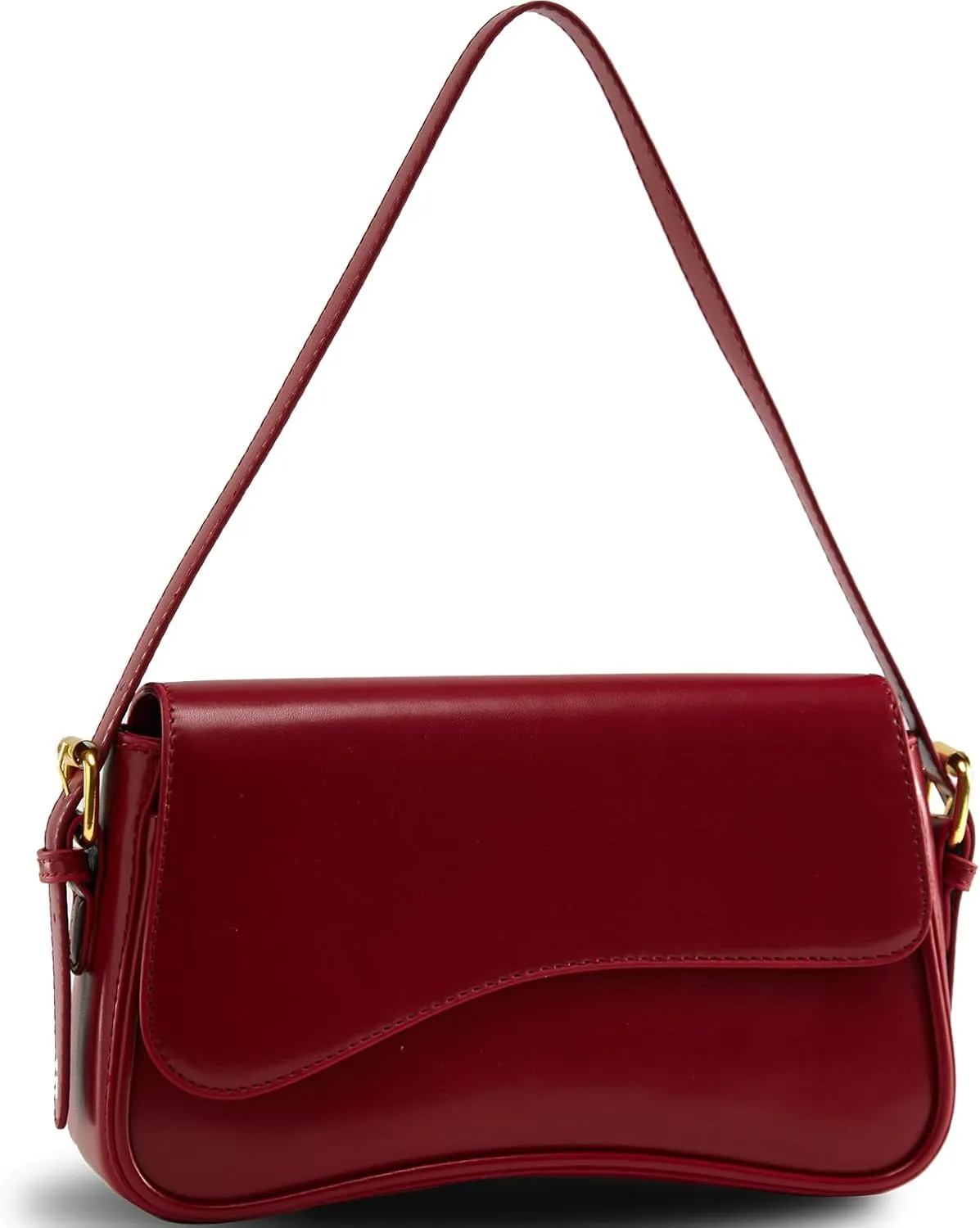 Small Shoulder Bags for Women,Crossbody Purses,Retro Vegan Leather Tote Handbag, Clutch Hobo Purse with Zipper