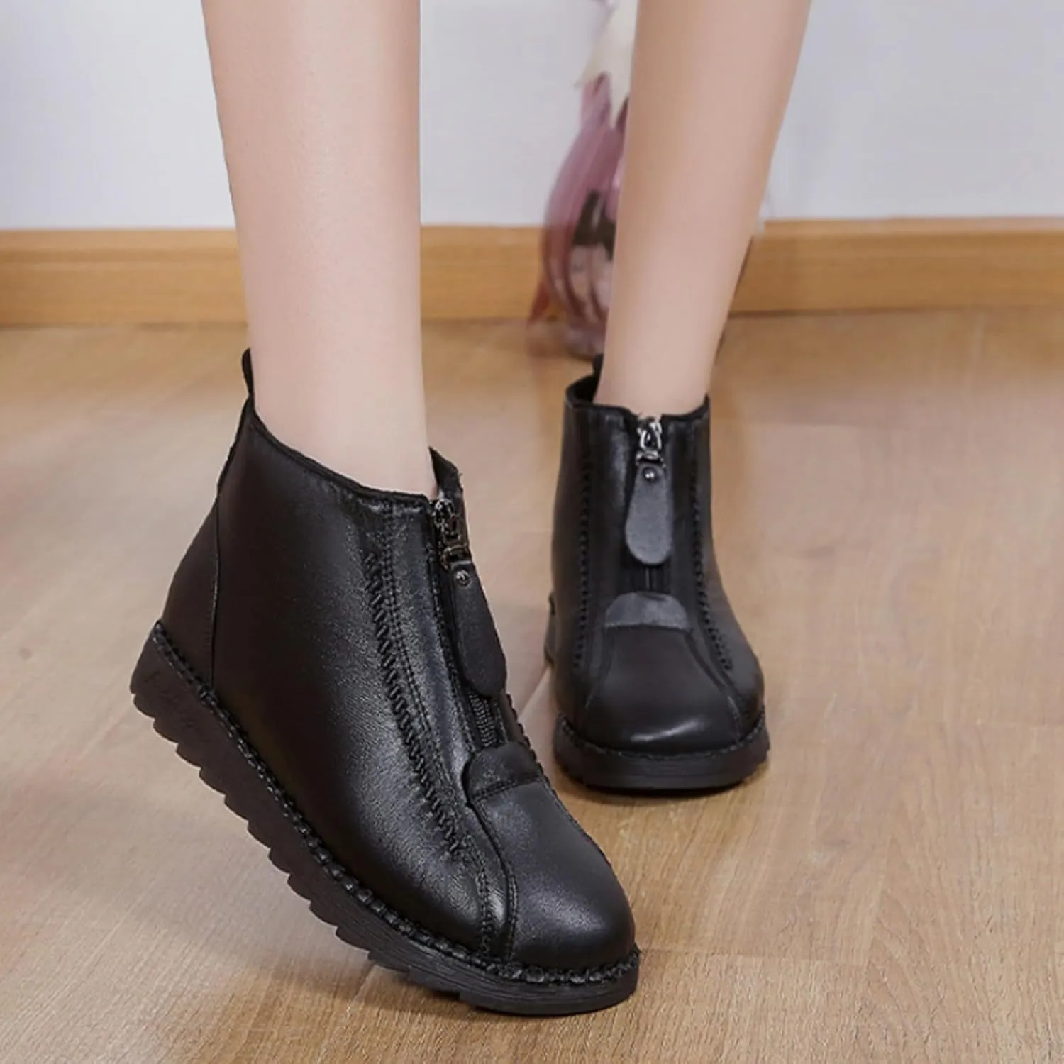 Snow Boots for Women aterproof Wide Width Mens Hiking Shoes Womens Warm Boots Men's Winter Shoes