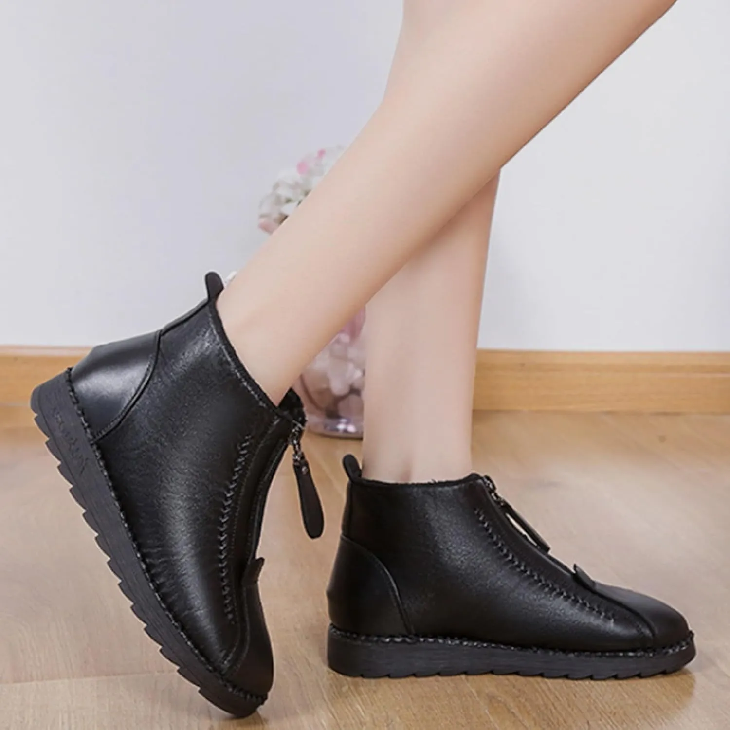 Snow Boots for Women aterproof Wide Width Mens Hiking Shoes Womens Warm Boots Men's Winter Shoes
