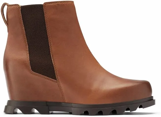 Sorel Women's Joan of Arctic Wedge III Chelsea Boot  Waterproof Leather Wedge Boots