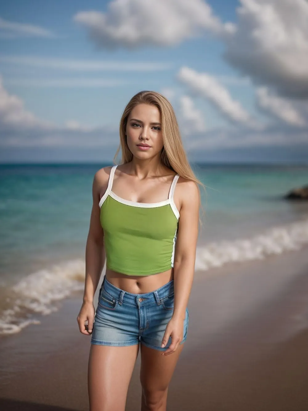 Spaghetti Strap Tank Tops for Women Sexy Sleeveless Crop Tops Going Out Tops Camisole