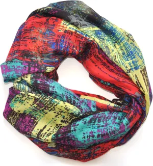 Spring Summer Fashion Versatile Scarf Lightweight Infinity Scarves Head Wrap