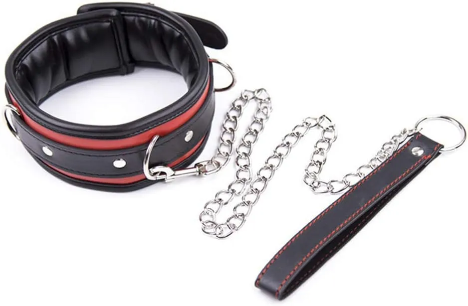 Stylish Leather Necklace Chain: Soft Sponge Collar for Punk Chokers and Cosplay Accessories