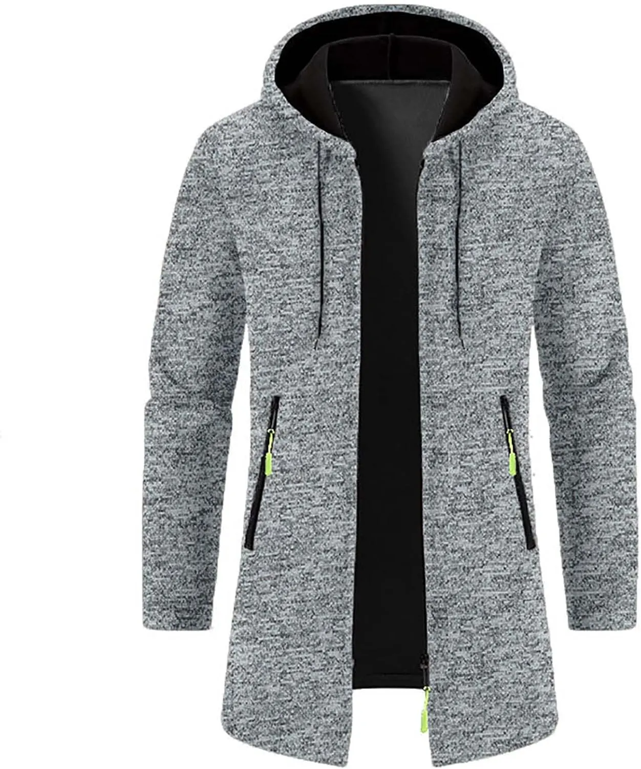 Sweaters for Men Men's Shawl Collar Long Cardigan Heavyweight Knitted Open Front Cardigans Sweaters