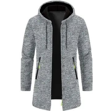 Sweaters for Men Men's Shawl Collar Long Cardigan Heavyweight Knitted Open Front Cardigans Sweaters