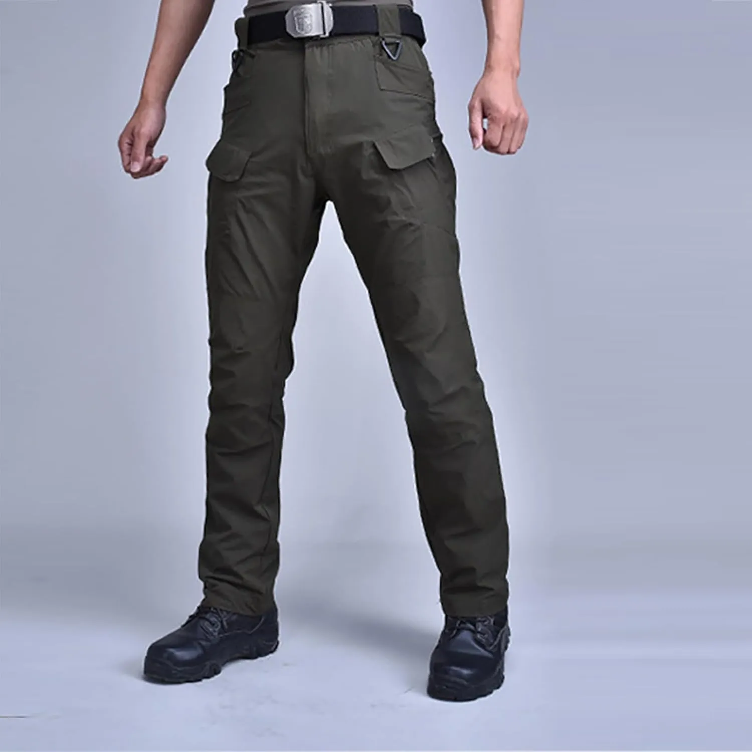 Tactical Pants for Men Relaxed Fit Stretch Workout Cargo Pants Outdoor Slim Fit Quick Dry Sweatpants