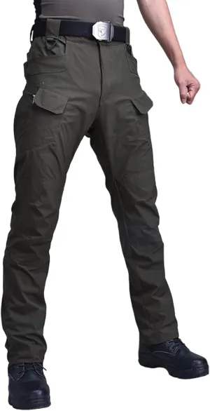 Tactical Pants for Men Relaxed Fit Stretch Workout Cargo Pants Outdoor Slim Fit Quick Dry Sweatpants