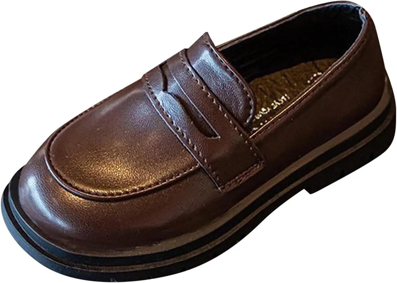 Toddler Girls Dress Shoes Little Girls Loafers School Uniform Mary Jane Flat for Girls Thick Sole Toddler Girl Shoes