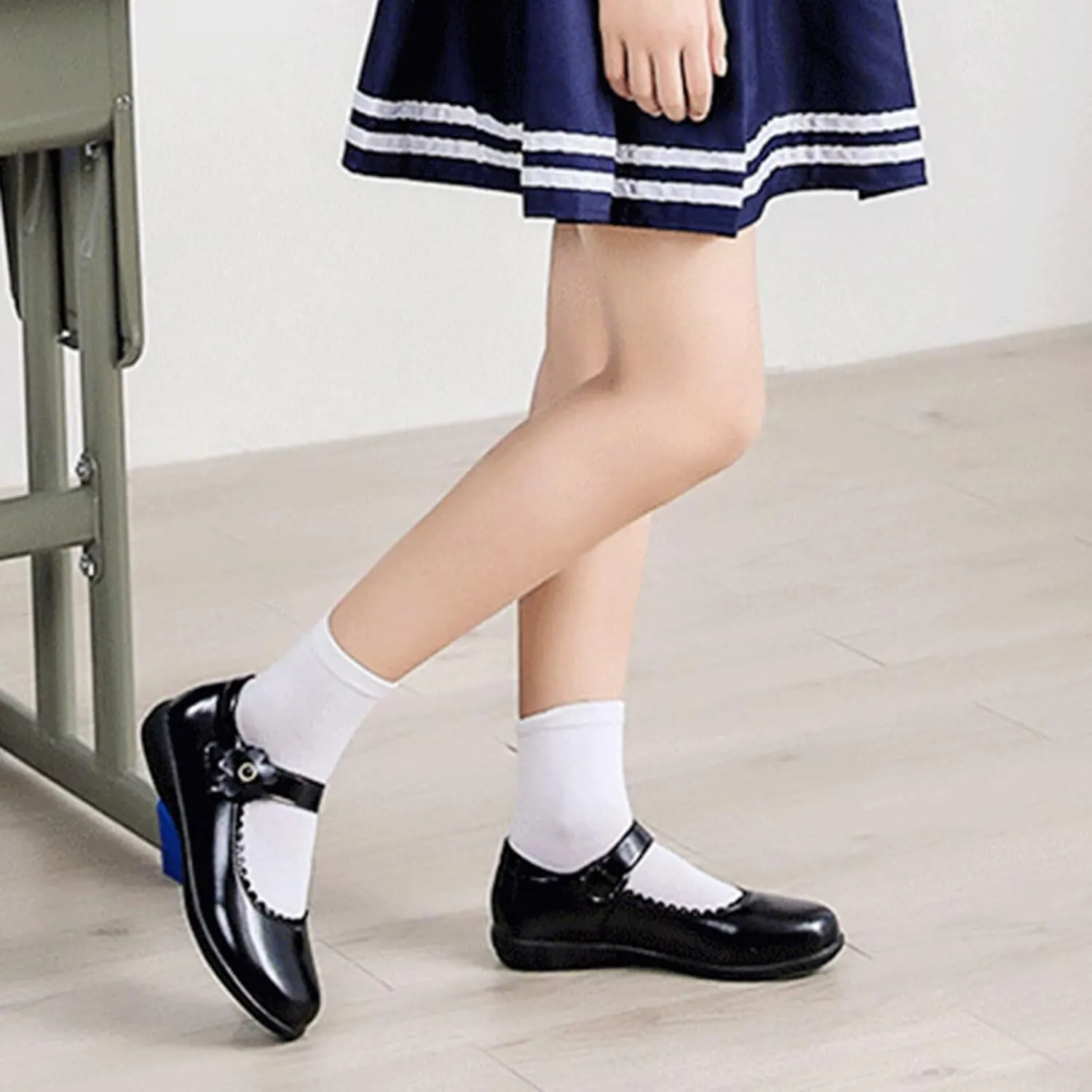 Toddler Girls Dress Shoes Princess Wedding Party Church Casual Walking School Uniform Shoes Leather