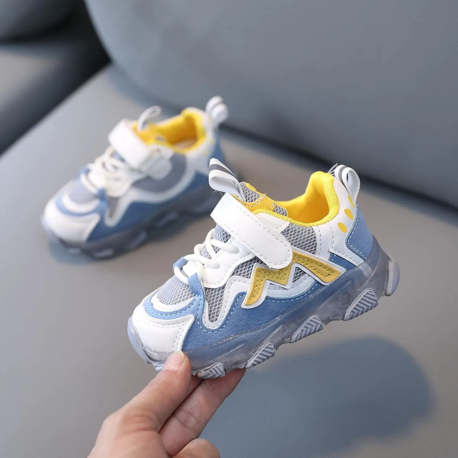 Toddler Sneakers,Kids Baby Boys Girls Led Light Sport Shoes Children Mesh Luminous Running Sneakers Shoes