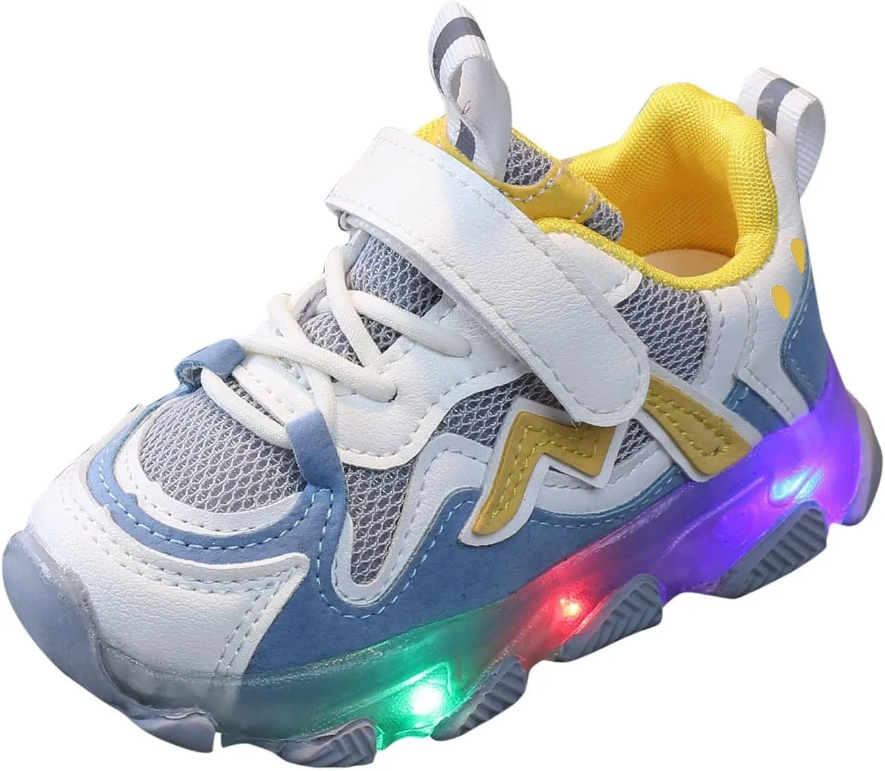 Toddler Sneakers,Kids Baby Boys Girls Led Light Sport Shoes Children Mesh Luminous Running Sneakers Shoes