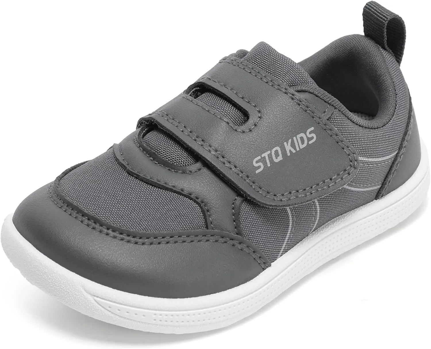 Toddler Wide Toe Box Barefoot Shoes Boys Girls Sneakers Kids Tennis Shoes Preschool Non Slip Lightweight Comfortable First Walking Shoes Running Outdoor Activities