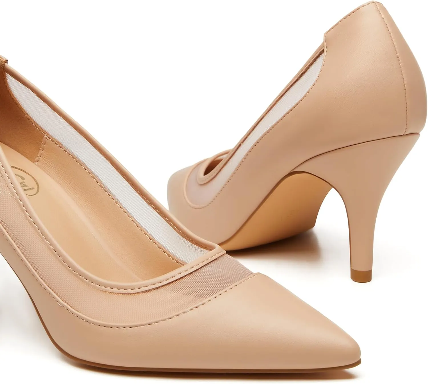 Trary Womens Slingback Pumps, Black Heels Gold Heels Nude Pink Red Heels, Pointed Toe High Heels for Women Sexy Stiletto Heels Buckle Ankle Strap Closed Toe Pumps Office Party Prom Dress Shoes
