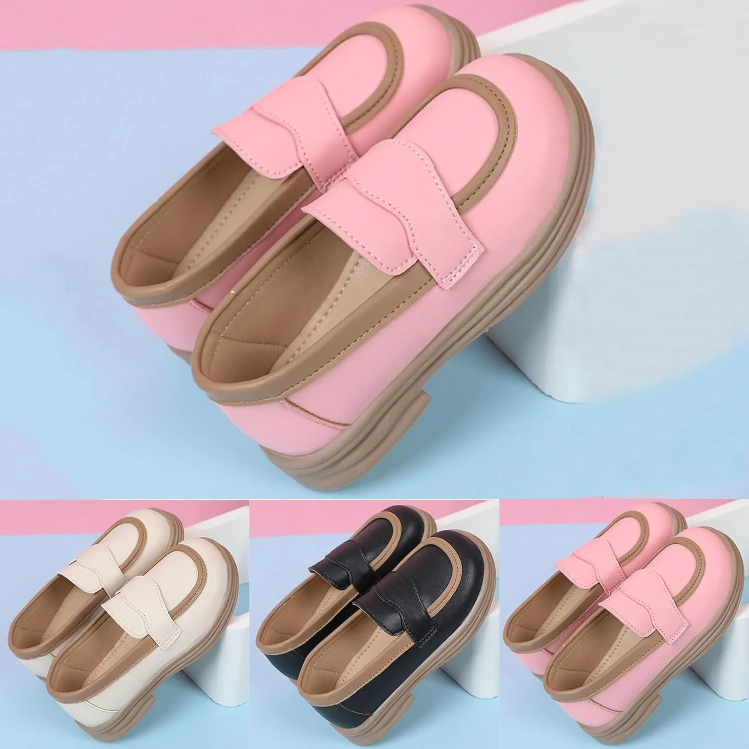 Uniform Shoes for Girls Dress Shoes Toddler Mary Jane Flat Back to School Party Wedding Shoes Toddler Girl Shoes