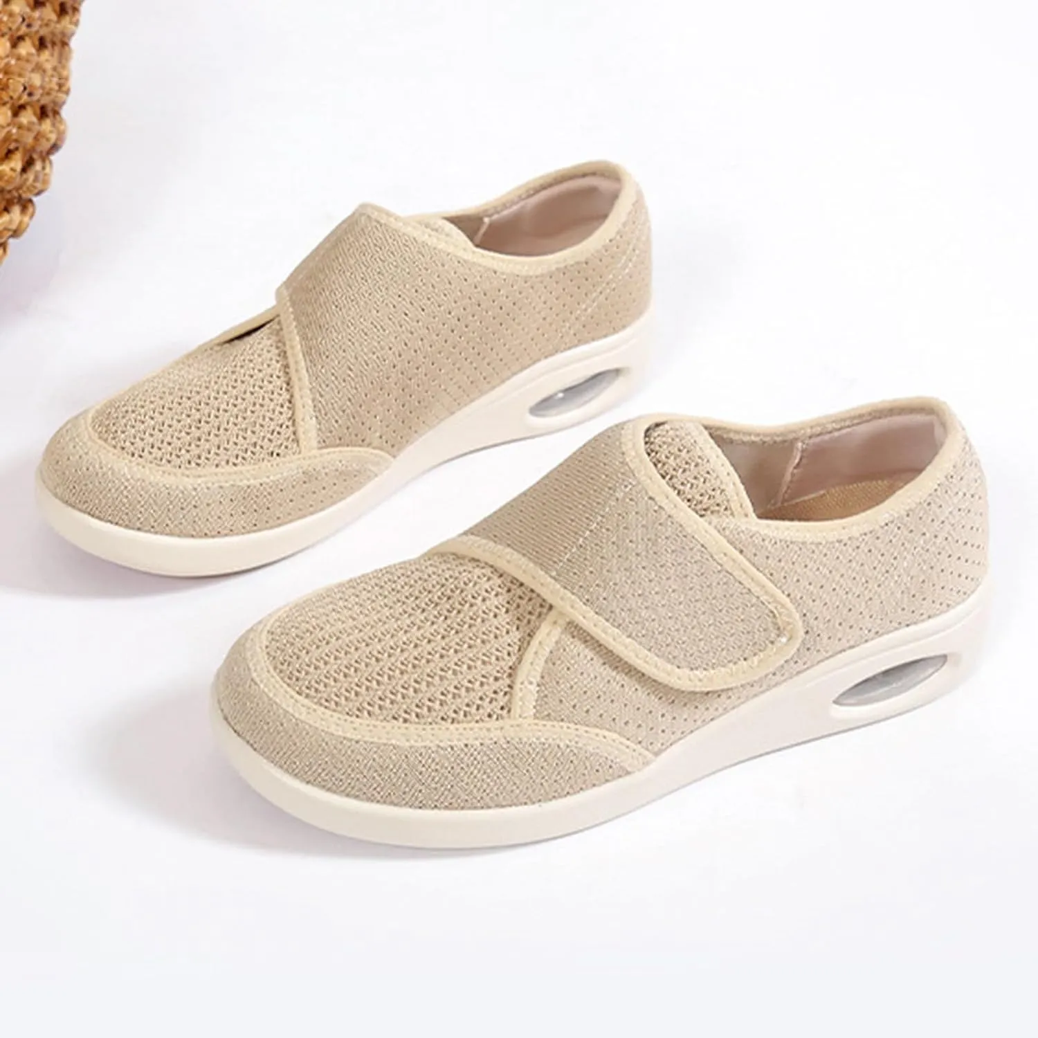 Unisex Adjustable Laceless Easy On and Off Soft Breathable Espadrilles Sketches Casual Shoes for Women, 6.5