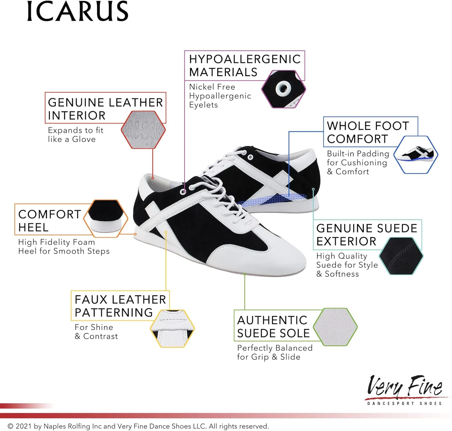 Very Fine Women's Slipon Latin Waltz Rhythm Dance Sneaker