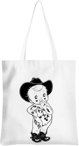 Vintage Western Tote Bag Country Stuff Western Stuff Reusable Grocery Bags Beach Bag, Western Gifts for Women