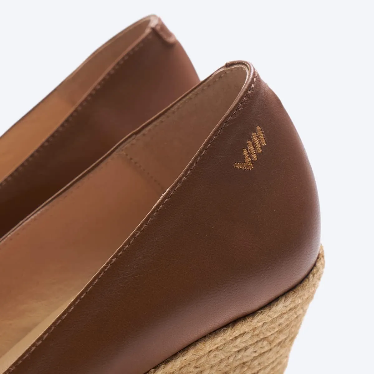 VISCATA Roses Espadrille Leather Wedges Spain Handmade 2  Heel Women's Pumps with Soft, Premium Leather Upper and 100% Natural Jute Midsole for All Occasions: Casual, Work, Party