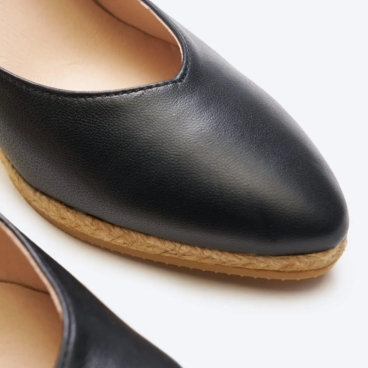 VISCATA Roses Espadrille Leather Wedges Spain Handmade 2  Heel Women's Pumps with Soft, Premium Leather Upper and 100% Natural Jute Midsole for All Occasions: Casual, Work, Party