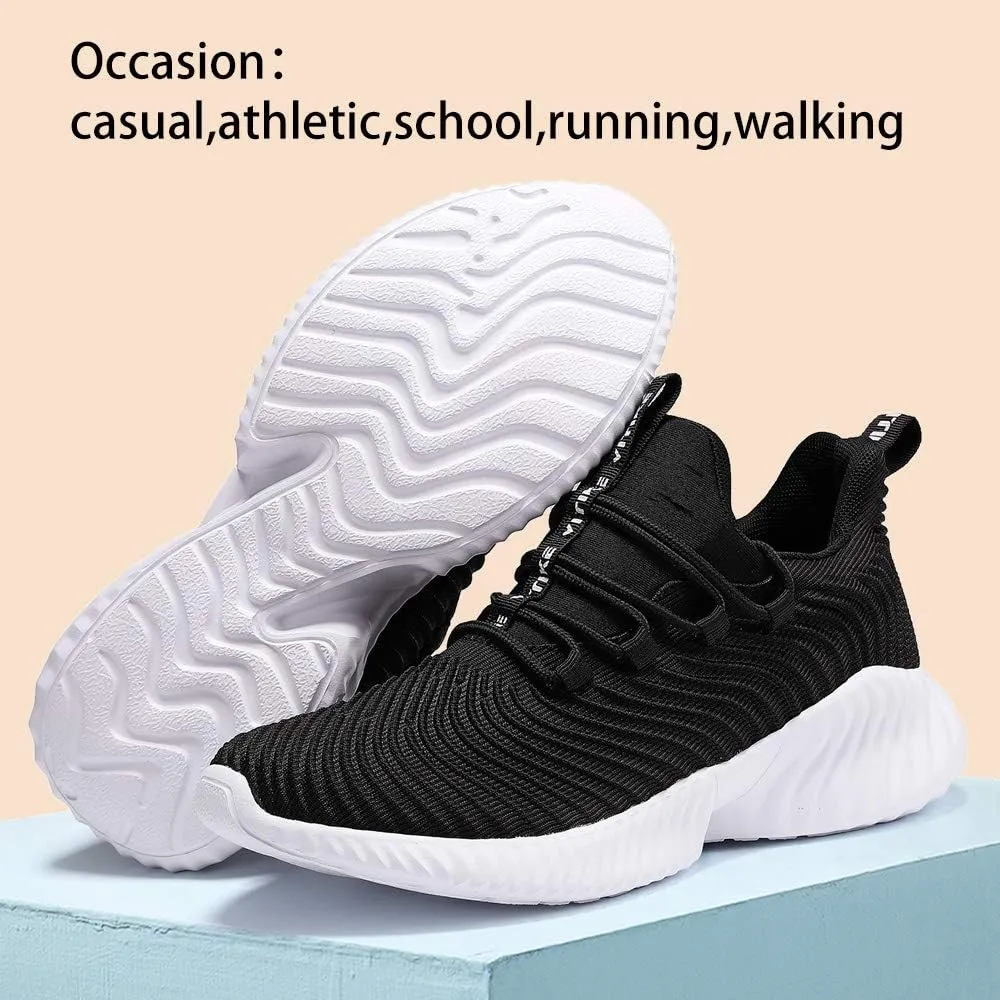 VITUOFLY Boys Sneakers Kids Running Shoes Girls Mesh Fitness Shoe Indoor Training Sneaker Lightweight Outdoor Sports Athletic Tennis Shoes for Little Kid/Big Kid