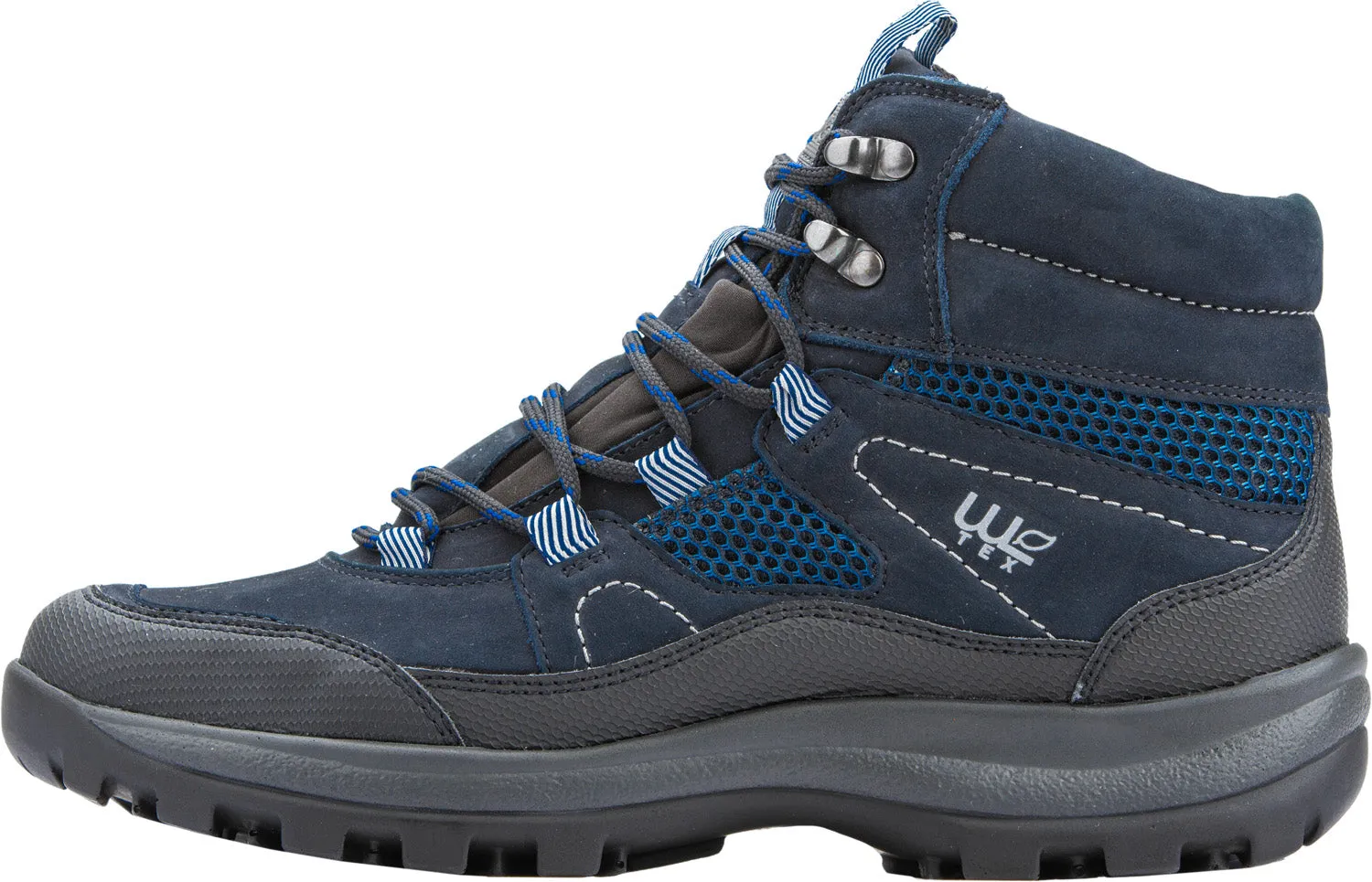 Waldlaufer Ladies Grey and Navy Hiking Boot 471974