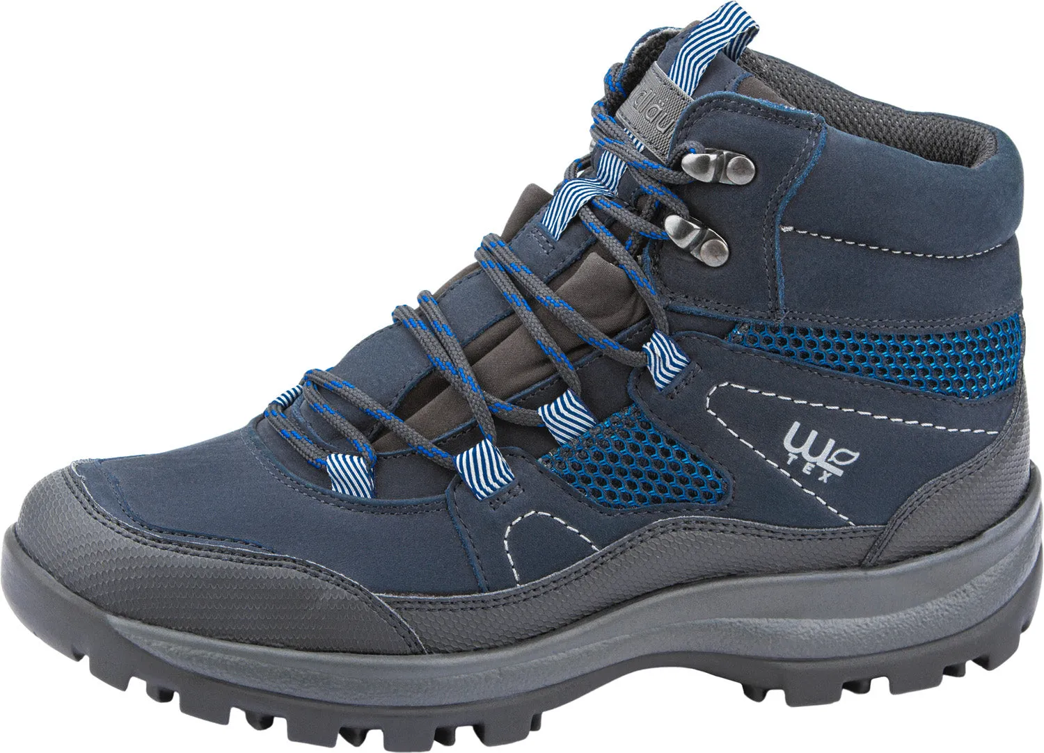 Waldlaufer Ladies Grey and Navy Hiking Boot 471974