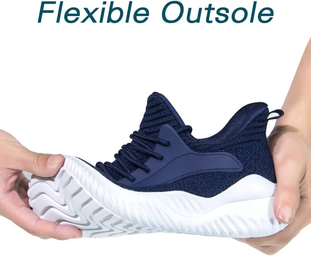 Walking Shoes for Men Sneakers - Slip on Memory Foam Running Tennis Shoes for Athletic Workout Gym Jogging Indoor Outdoor Lightweight Breathable Casual Sneakers