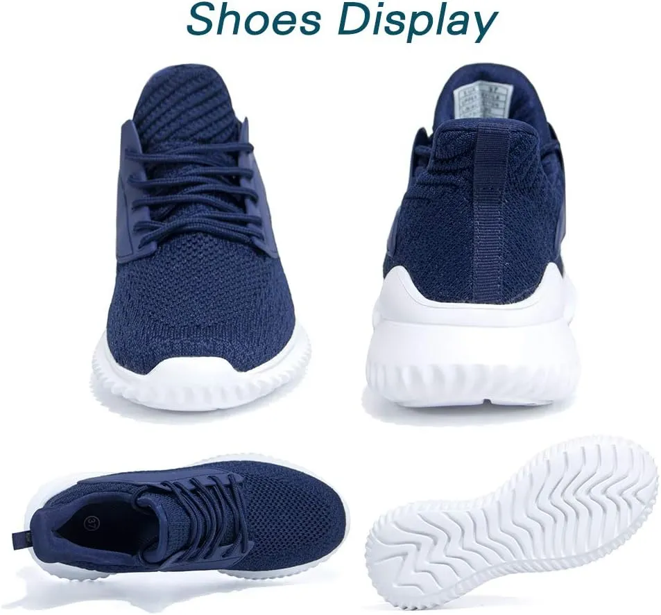 Walking Shoes for Men Sneakers - Slip on Memory Foam Running Tennis Shoes for Athletic Workout Gym Jogging Indoor Outdoor Lightweight Breathable Casual Sneakers