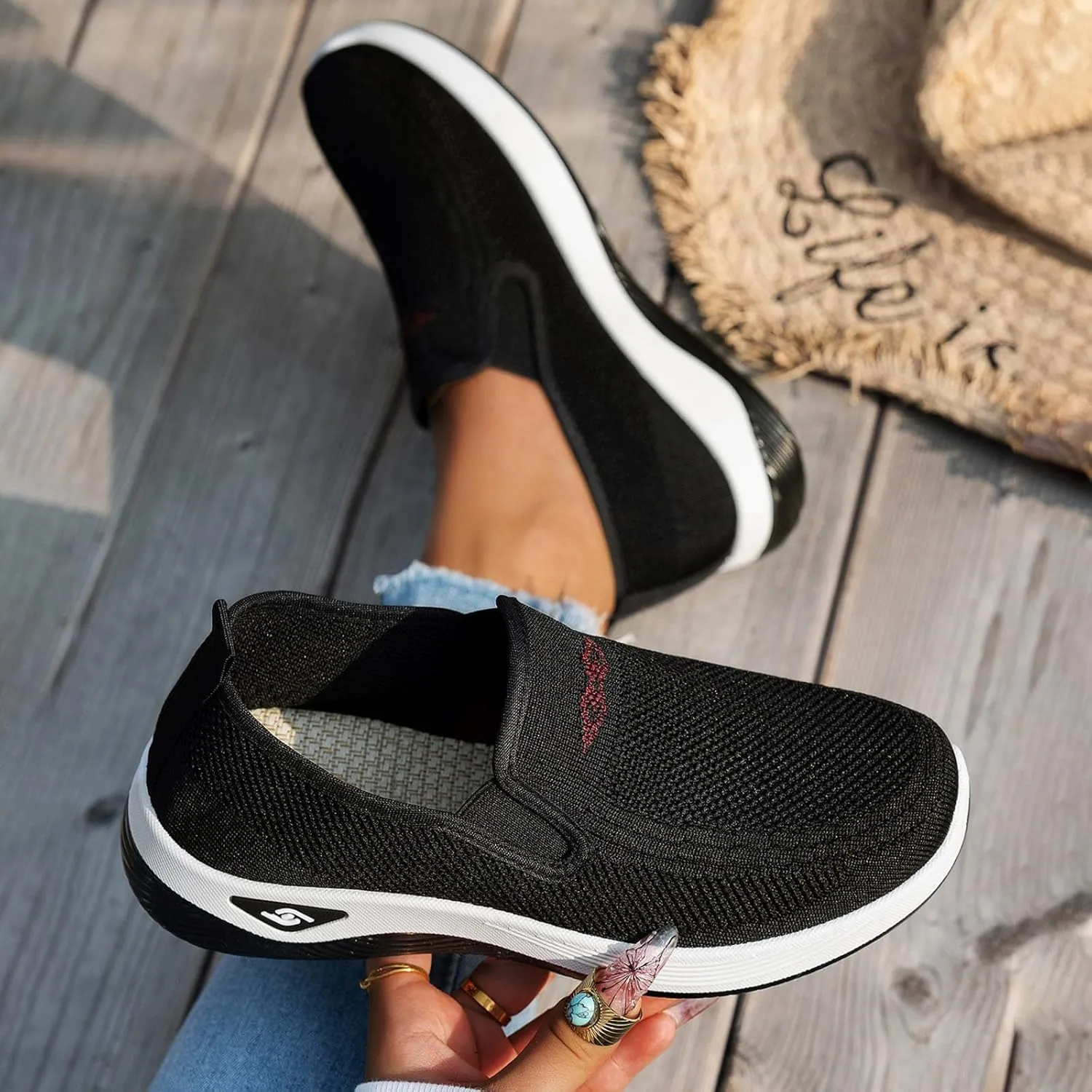Walking Shoes for Women Walking Slip On Foam Hands Slip in Sneakers Arch Support Shoes for Men Business Casual