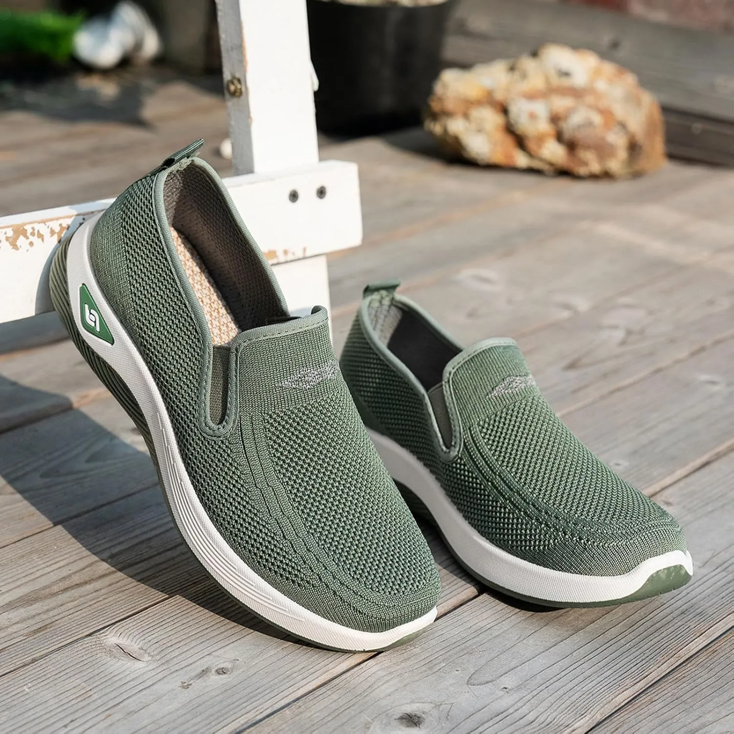 Walking Shoes for Women Walking Slip On Foam Hands Slip in Sneakers Arch Support Shoes for Men Business Casual