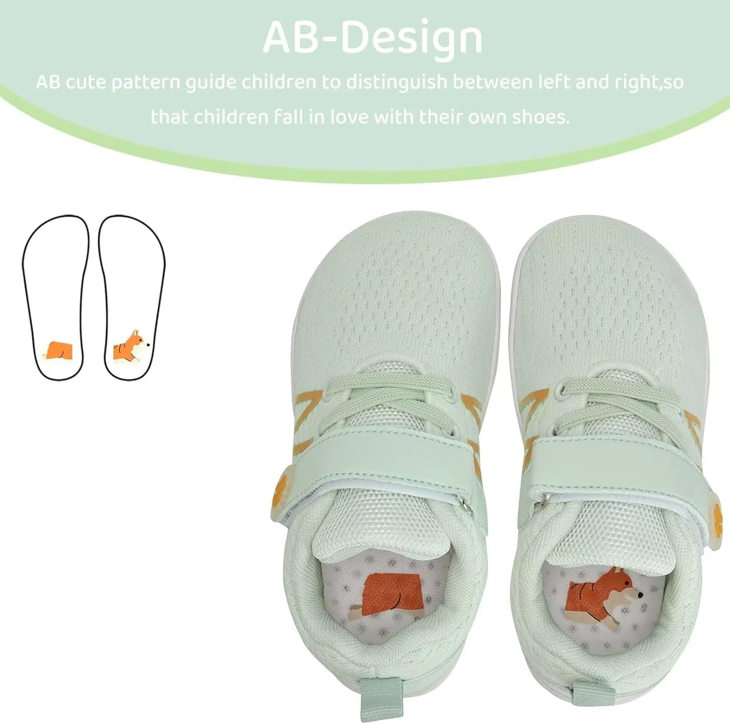 WateLves Toddler Shoes Little Kids Boys Girls Wide Barefoot Shoes Minimalist Walking Sneakers Breathable Lightweight Fit Naturally Zero Drop Sole