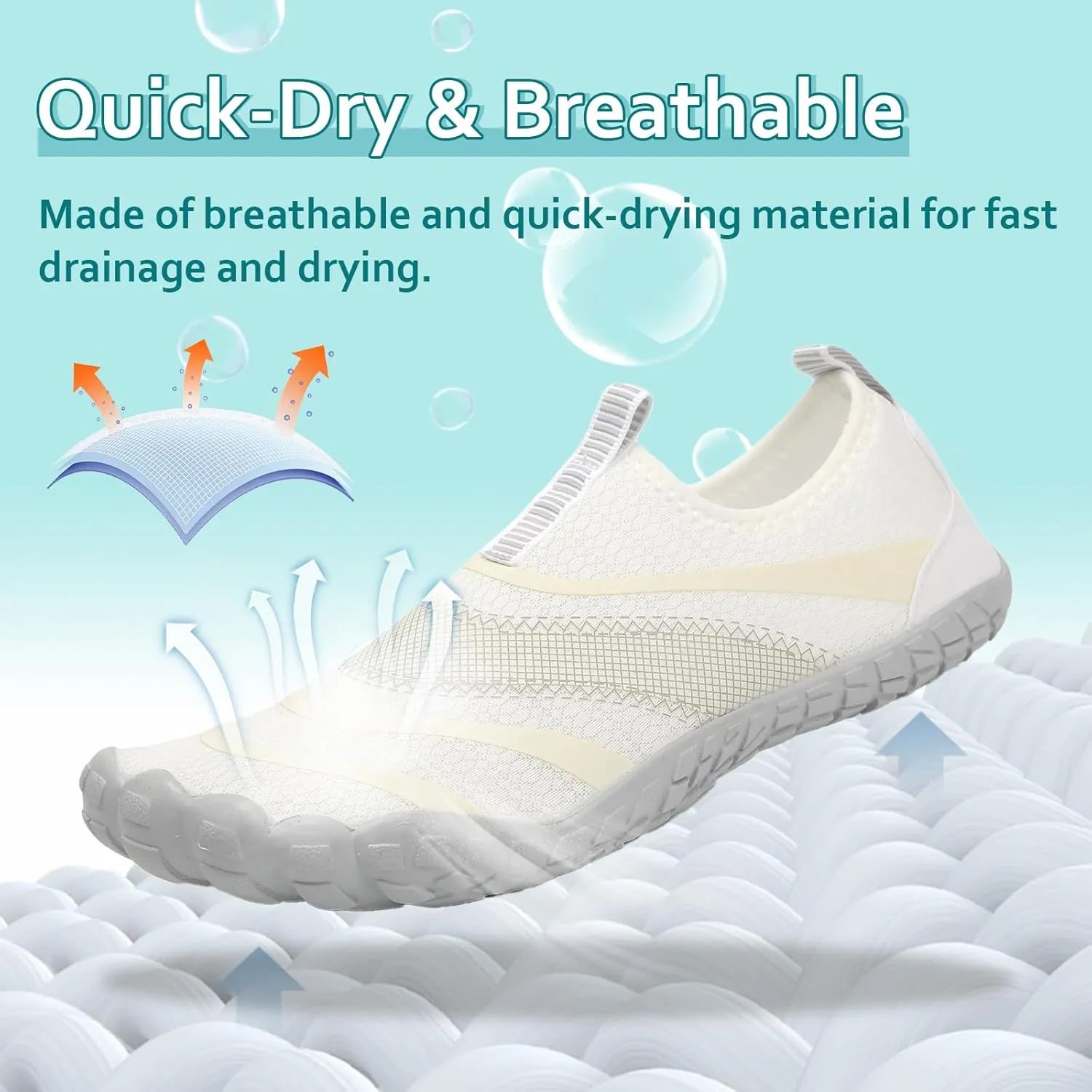 Water Shoes Womens Mens Quick-Dry Aqua Yoga Socks Barefoot Swim Pool Beach Shoes for Walking Hiking Diving Surf Ootdoor Water Sports