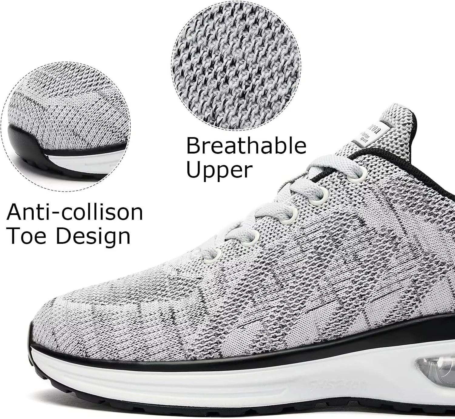 Wide Width Womens Sneakers Air Cushion Running Shoes Walking Tennis Shoes for Women