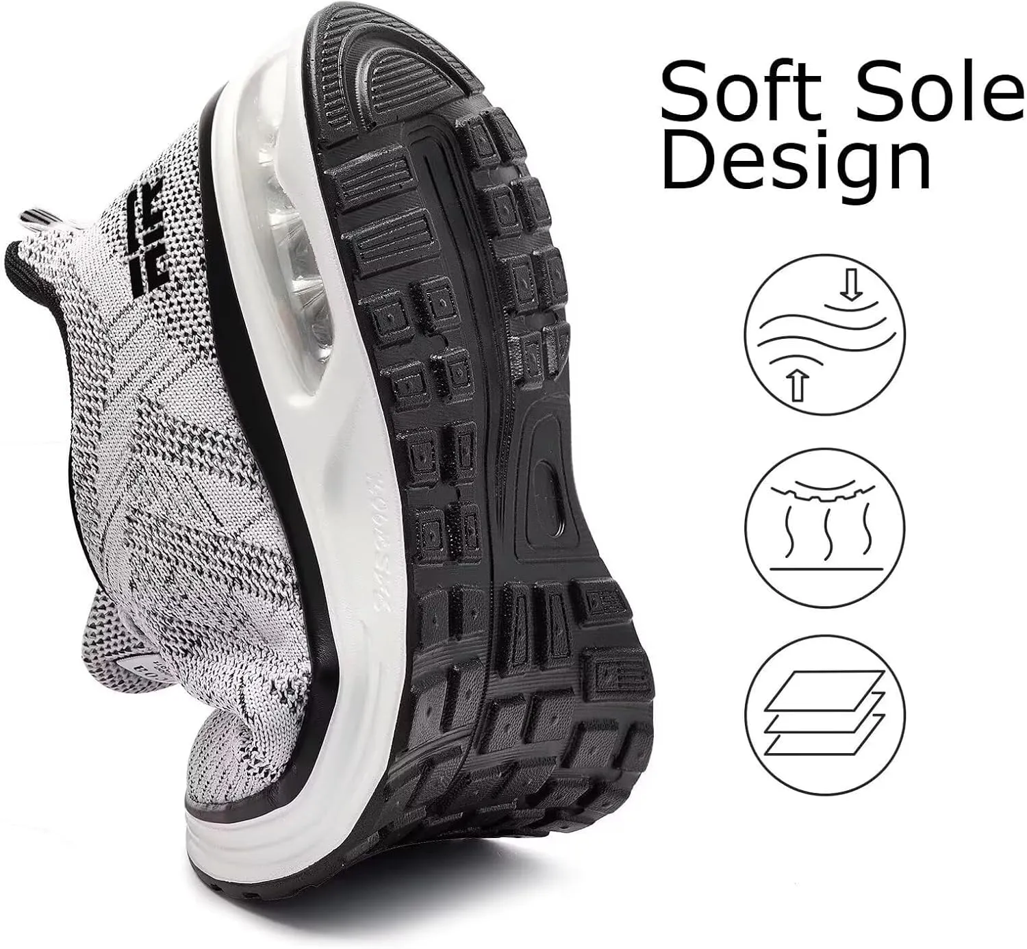 Wide Width Womens Sneakers Air Cushion Running Shoes Walking Tennis Shoes for Women