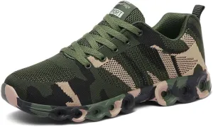 WILTENA Womens Mesh Camouflage Shoes Mens Non Slip Sports Running Tennis Sneakers Walking Shoes