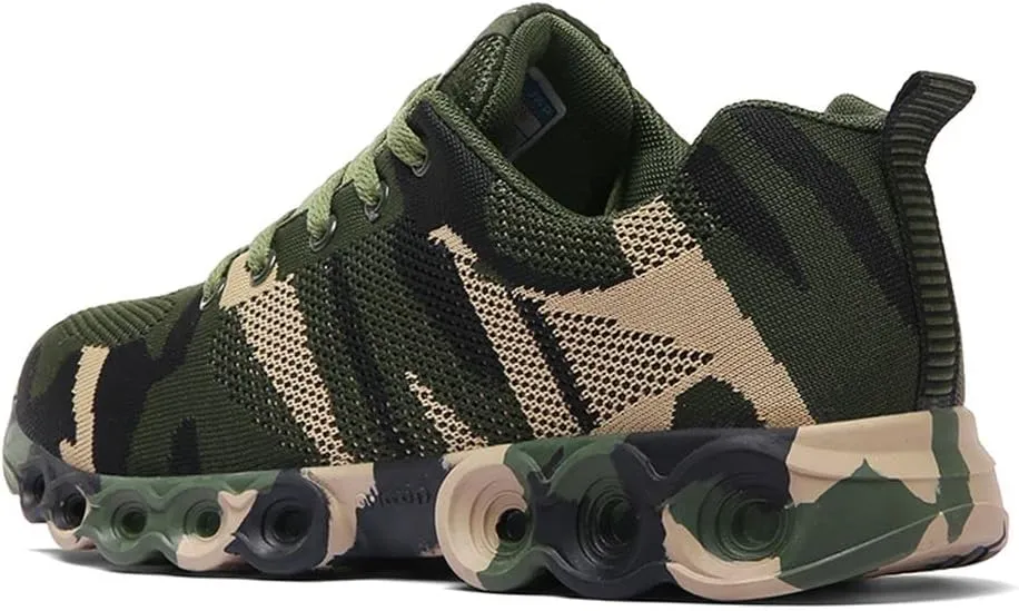 WILTENA Womens Mesh Camouflage Shoes Mens Non Slip Sports Running Tennis Sneakers Walking Shoes